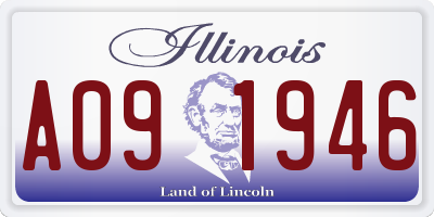 IL license plate A091946