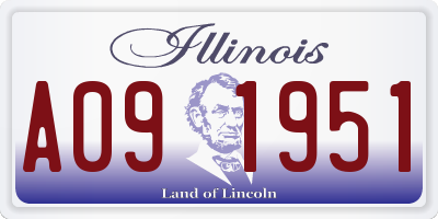 IL license plate A091951