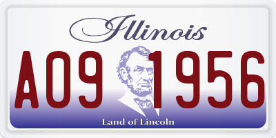 IL license plate A091956