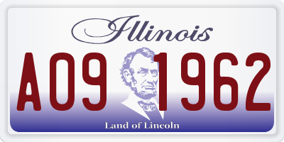 IL license plate A091962