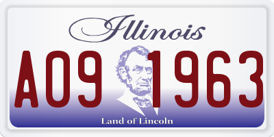 IL license plate A091963
