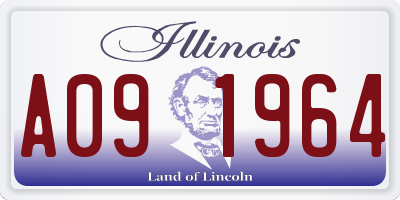 IL license plate A091964