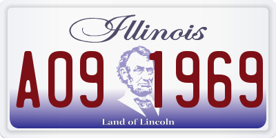 IL license plate A091969