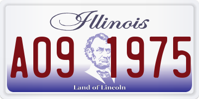 IL license plate A091975