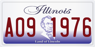 IL license plate A091976