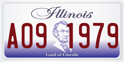 IL license plate A091979
