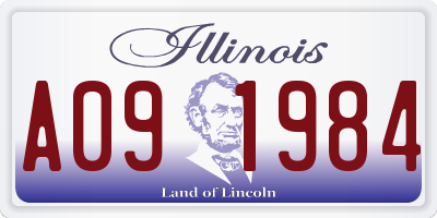 IL license plate A091984