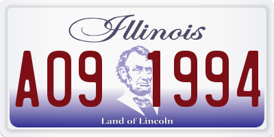 IL license plate A091994