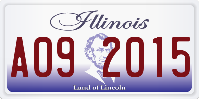 IL license plate A092015