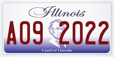 IL license plate A092022