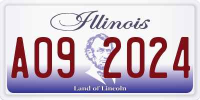 IL license plate A092024