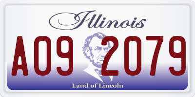IL license plate A092079