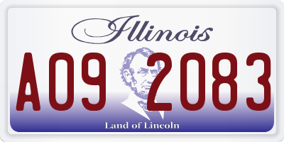 IL license plate A092083