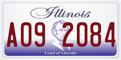 IL license plate A092084