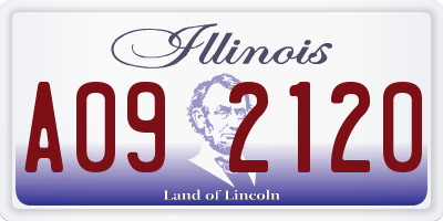 IL license plate A092120