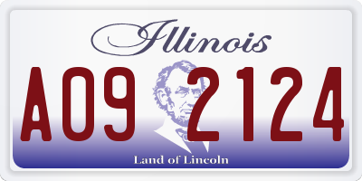 IL license plate A092124