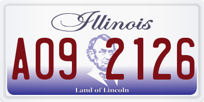 IL license plate A092126