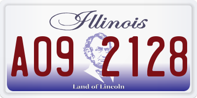 IL license plate A092128