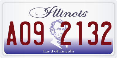IL license plate A092132