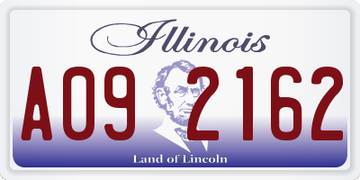 IL license plate A092162