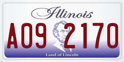 IL license plate A092170