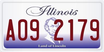 IL license plate A092179