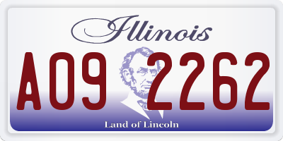 IL license plate A092262