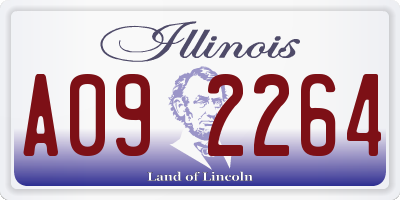 IL license plate A092264
