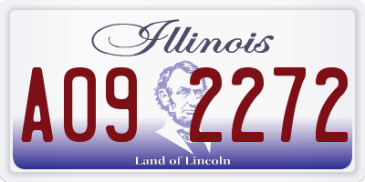 IL license plate A092272