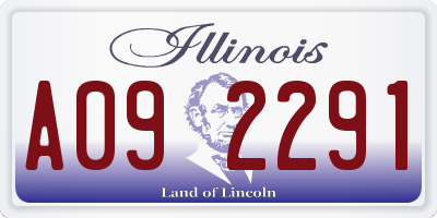 IL license plate A092291