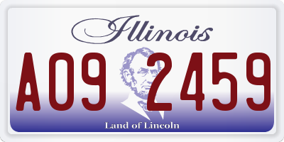 IL license plate A092459