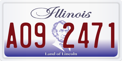 IL license plate A092471
