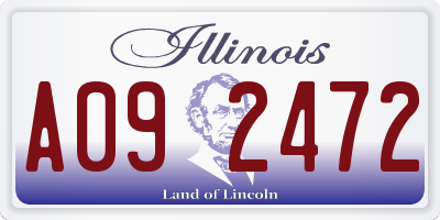 IL license plate A092472