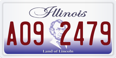 IL license plate A092479