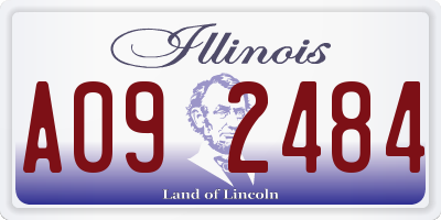 IL license plate A092484