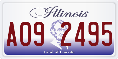 IL license plate A092495