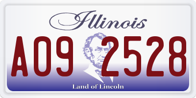 IL license plate A092528