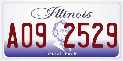 IL license plate A092529