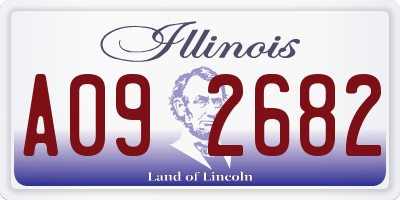 IL license plate A092682