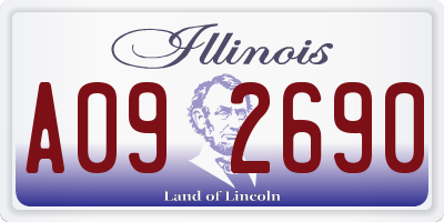 IL license plate A092690