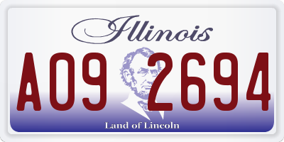 IL license plate A092694