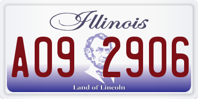 IL license plate A092906