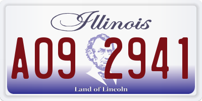 IL license plate A092941