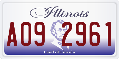 IL license plate A092961
