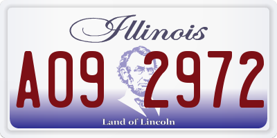 IL license plate A092972