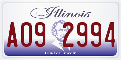 IL license plate A092994