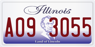 IL license plate A093055