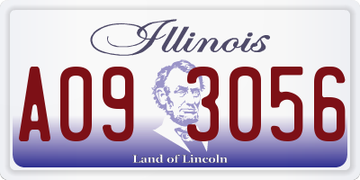 IL license plate A093056
