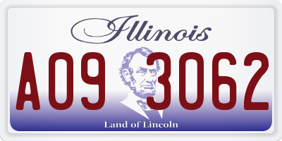 IL license plate A093062