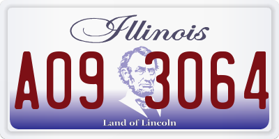 IL license plate A093064